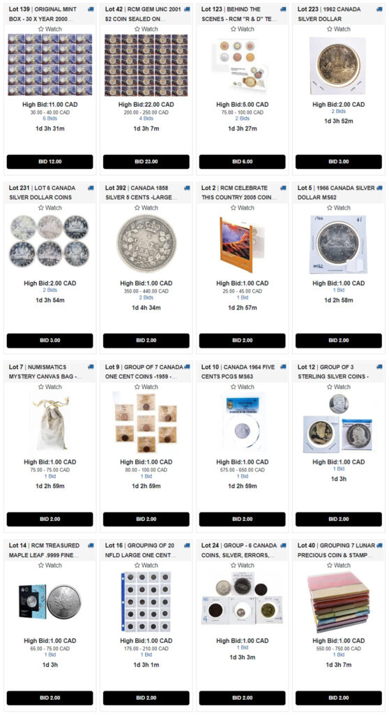 Coin Auction Online
