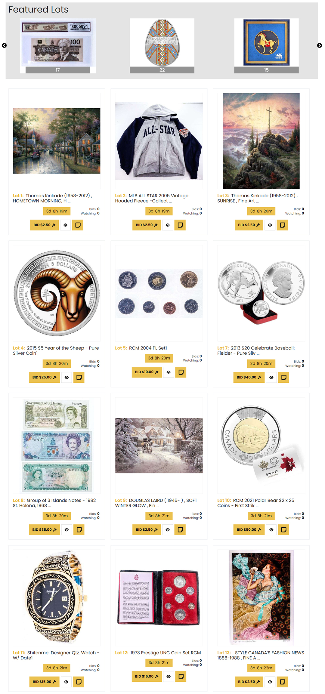 Coin Auction Online