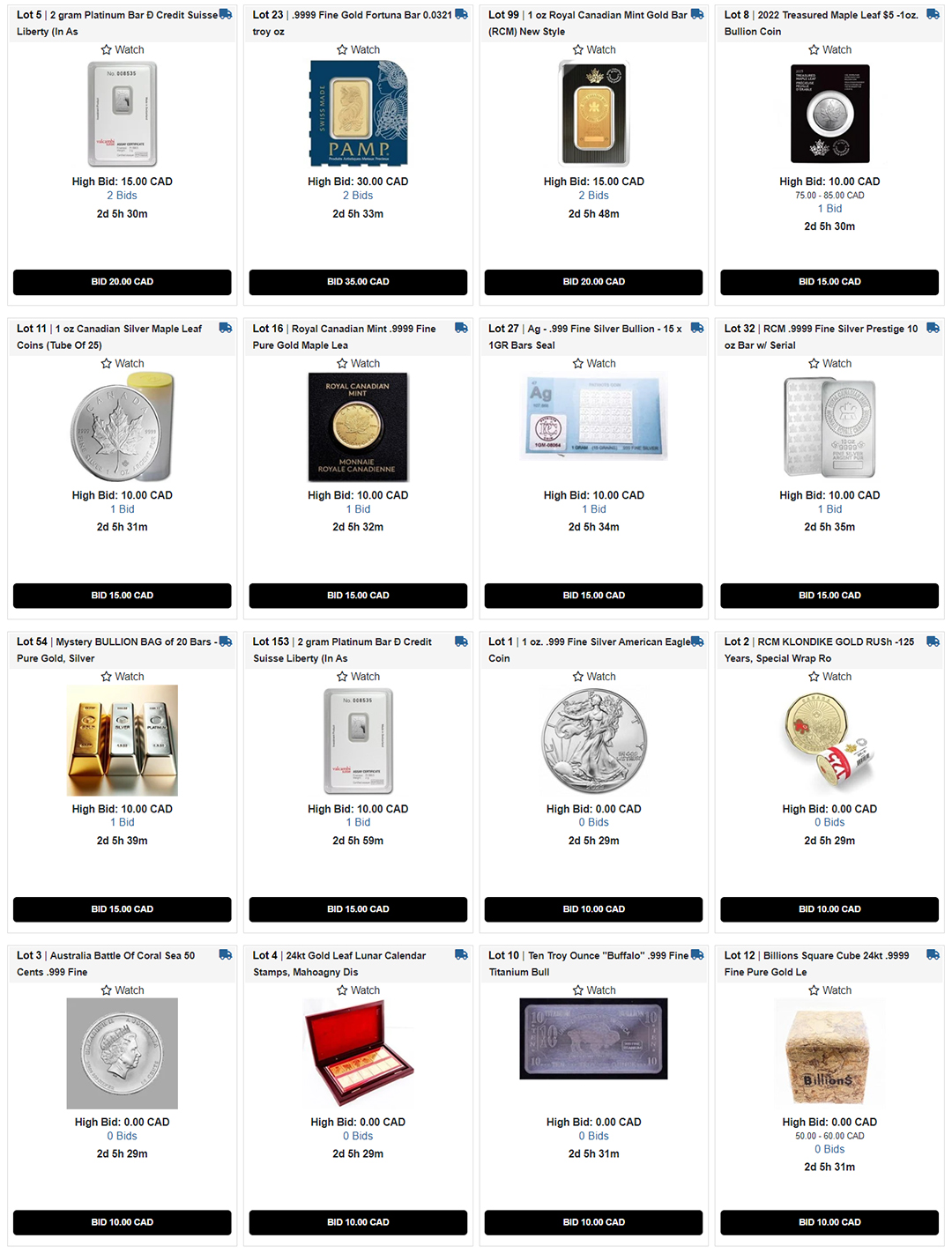 COIN AUCTIONS ONLINE