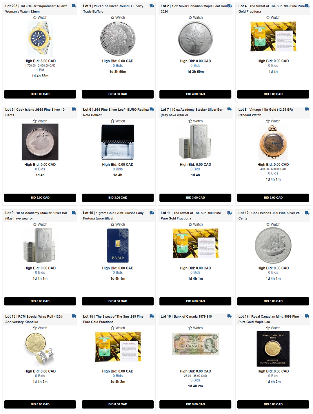 COIN AUCTION ONLINE